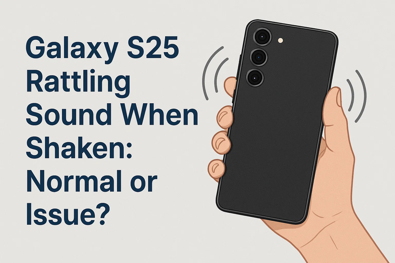Galaxy S25 Rattling Sound When Shaken: Normal or Issue?