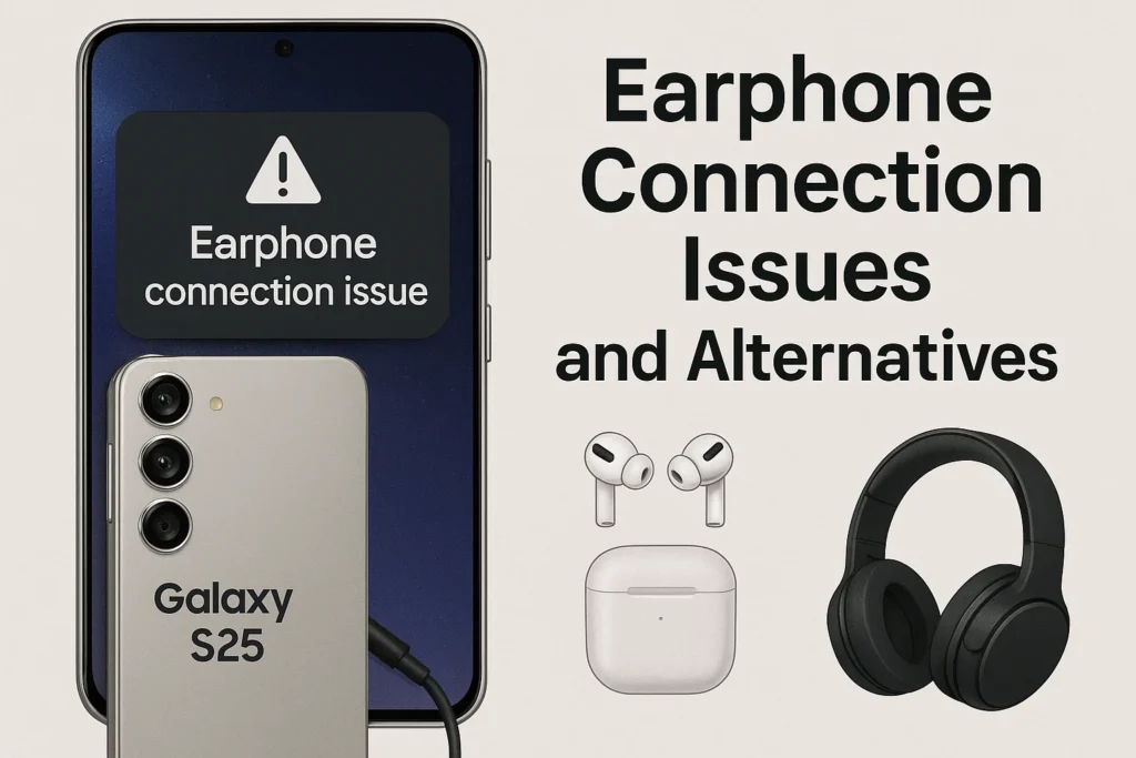 Galaxy S25 Earphone Connection Issues and Alternatives
