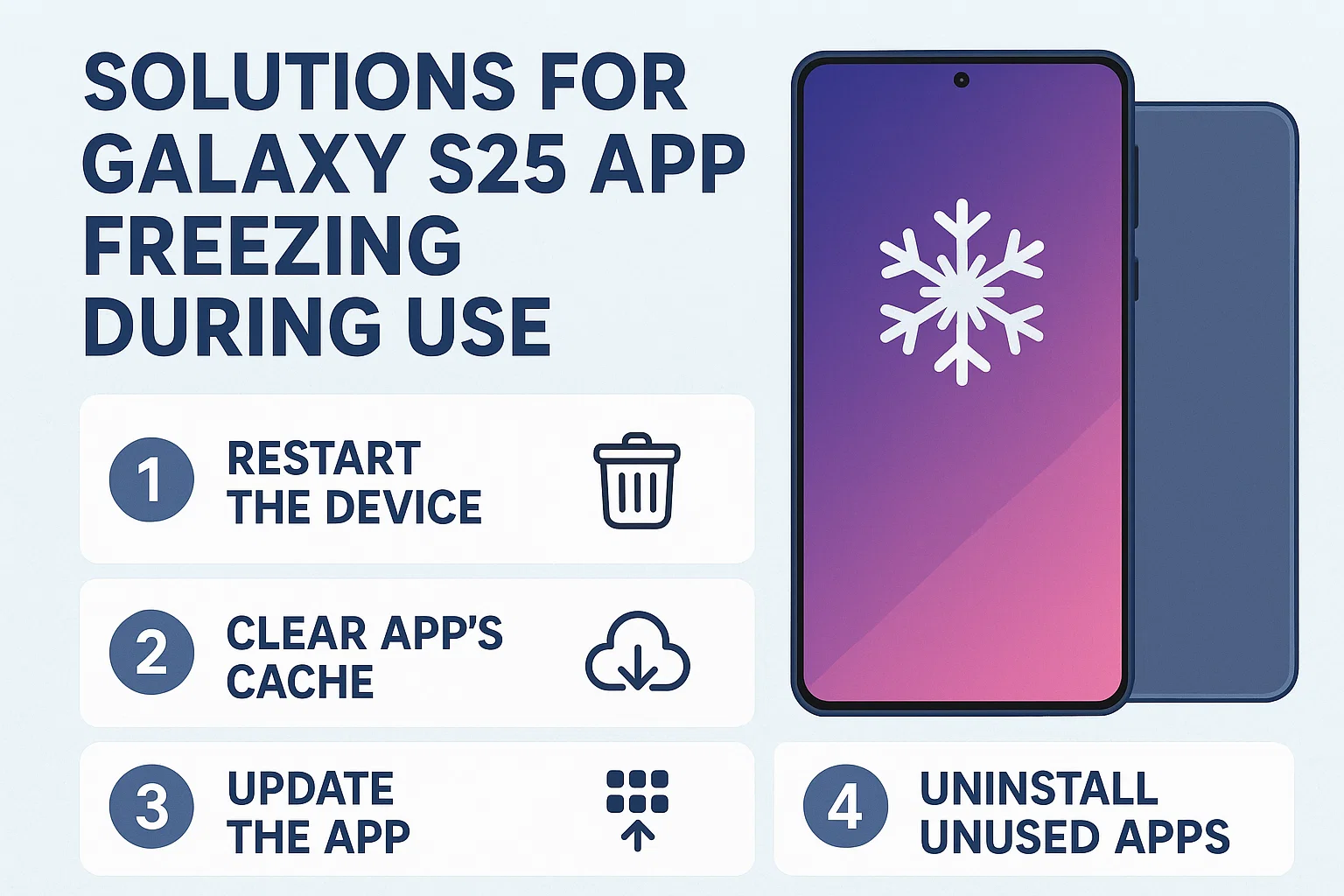 Galaxy S25 App Freezing During Use Solutions
