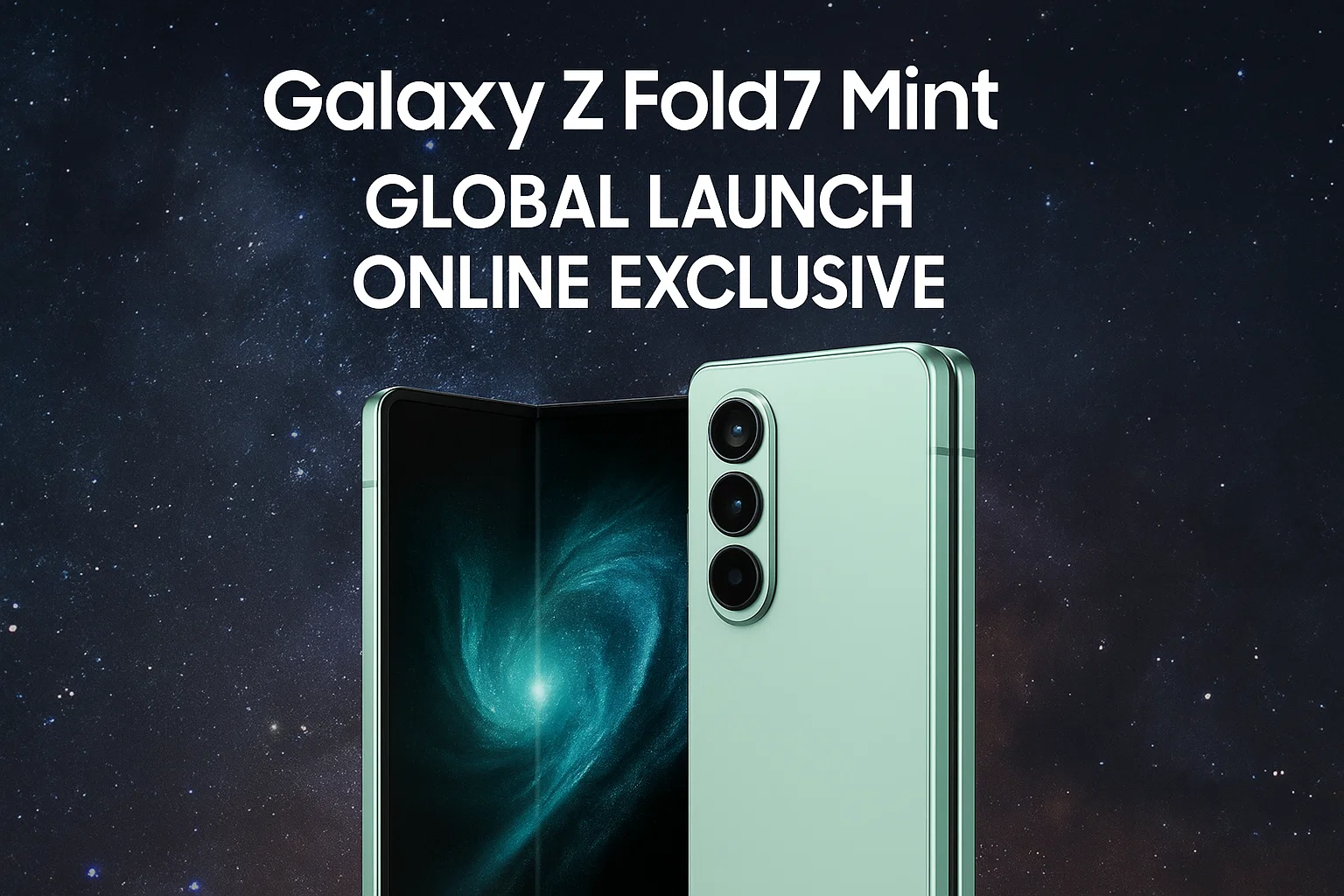 Galaxy Z Fold 7 Mint: Global Launch & Online Exclusive